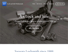 Tablet Screenshot of apluslockandsafe.com